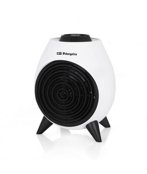 Orbegozo FH 5037 Calefactor Portatil - Potente y Seguro Calefactor con 2 Niveles de Potencia - Funcion Ventilador y Termostato R