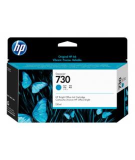 HP 730 Cyan Cartucho de Tinta Original - P2V62A