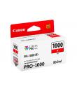 Canon PFI1000 Rojo Cartucho de Tinta Original - PFI1000R/0554C001