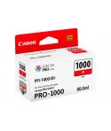 Canon PFI1000 Rojo Cartucho de Tinta Original - PFI1000R/0554C001