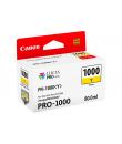 Canon PFI1000 Amarillo Cartucho de Tinta Original - PFI1000Y/0549C001