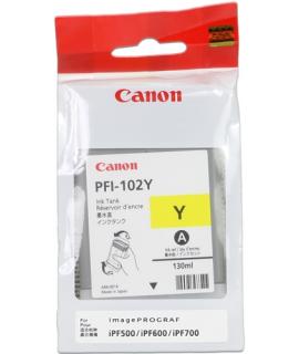 Canon PFI102 Amarillo Cartucho de Tinta Original - 0898B001