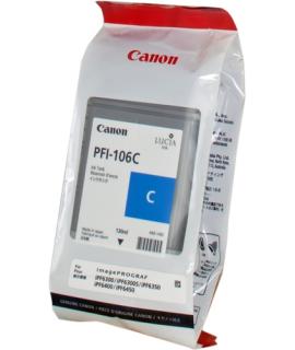 Canon PFI106 Cyan Cartucho de Tinta Original - PFI106C/6622B001