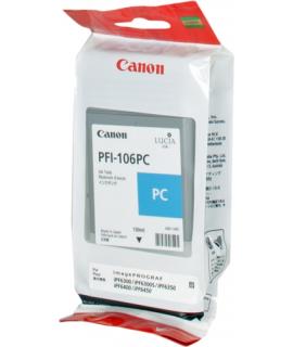 Canon PFI106 Cyan Photo Cartucho de Tinta Original - PFI106PC/6625B001