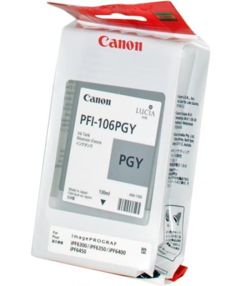 Canon PFI106 Gris Photo Cartucho de Tinta Original - PFI106PGY/6631B001