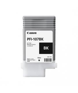 Canon PFI107 Negro Cartucho de Tinta Original - PFI107BK/6705B001