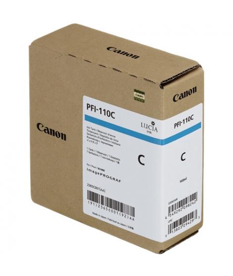 Canon PFI110 Cyan Cartucho de Tinta Original - 2365C001