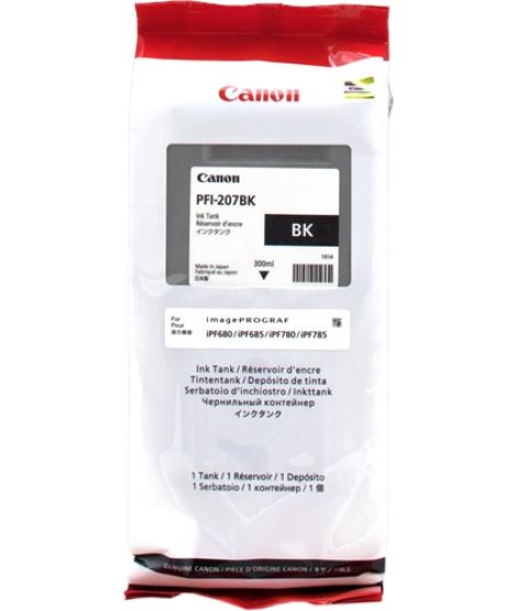 Canon PFI207 Negro Cartucho de Tinta Original - PFI207BK/8789B001