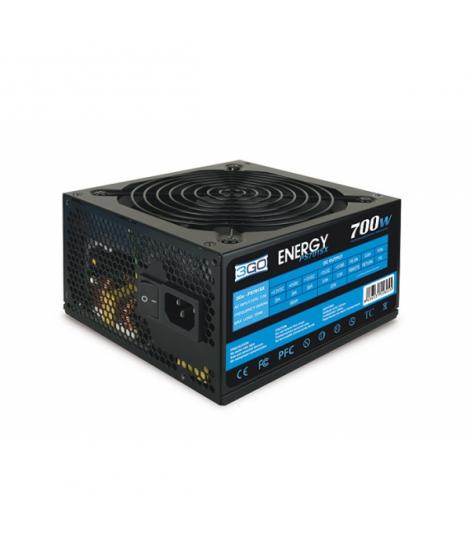 3GO PS701SX Fuente de Alimentacion 700W PPFC (4xSATA + 12cm + PCIx6 + 2pin)