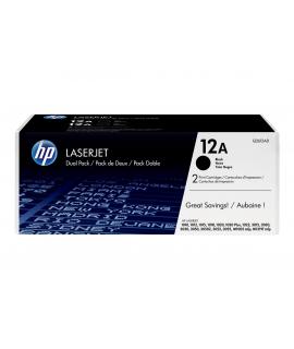 HP Q2612A Negro Pack de 2 Cartuchos de Toner Originales - 12A