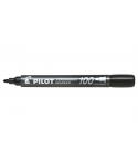 Pilot Rotulador Permanente 100 - Punta Fina de Bala 4,5mm - Trazo 1mm - Color Negro