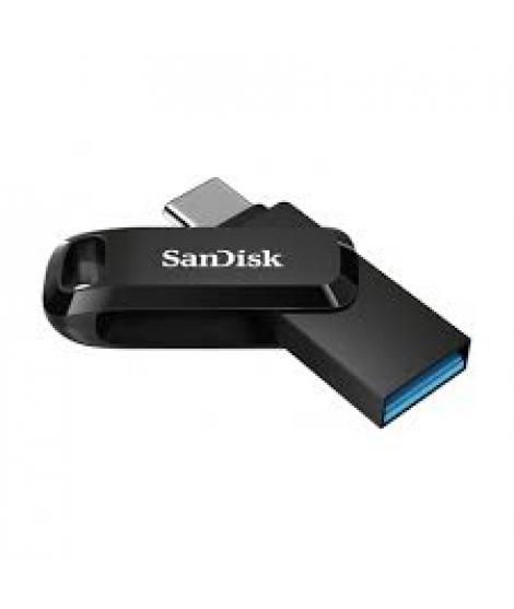 Sandisk Ultra Dual Drive Go Memoria USB-C y USB-A 64GB - Hasta 150MB/s de Lectura - Color Negro (Pendrive)