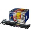 Samsung CLP360/CLX3305 Pack de 4 Cartuchos de Toner Originales - CLT-P406C/SU375A