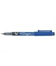 Pilot Rotulador de Punta Fina V-Sign Pen - Punta Fina de 2mm - Trazo de 0.6mm - Color Azul