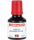 Edding T25 Bote de Recarga para Rotulador Permanente - Capacidad 30ml - Color Rojo