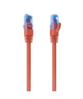 Aisens Cable de Red Latiguillo RJ45 Cat.6 UTP AWG26 CCA - 25cm - Color Rojo