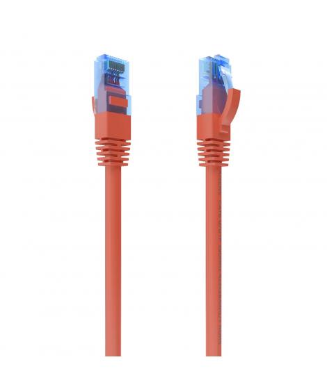 Aisens Cable de Red Latiguillo RJ45 Cat.6 UTP AWG26 CCA - 0.5m - Color Rojo