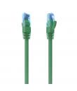 Aisens Cable de Red Latiguillo RJ45 Cat.6 UTP AWG26 CCA - 25cm - Color Verde