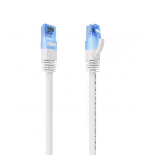 Aisens Cable de Red Latiguillo RJ45 Cat.6 UTP AWG26 CCA - 0.5m - Color Blanco