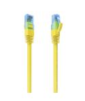 Aisens Cable de Red Latiguillo RJ45 Cat.6 UTP AWG26 CCA - 25cm - Color Amarillo