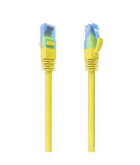 Aisens Cable de Red Latiguillo RJ45 Cat.6 UTP AWG26 CCA - 0.75m - Color Amarillo