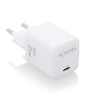 Aisens Cargador Gan 35W - 1xUSB-C PD3.0 QC4.0 - Color Blanco