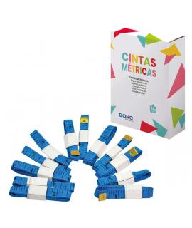 Dohe Cinta Metrica Flexible de Plastico - 100cm de Longitud - Ideal para Medir Lineas Curvas - Recomendado para Primaria