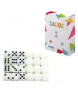 Dohe Coleccion de Dados Educativos - Dados con Puntos del 1 al 6 y Dados Blancos - Ideal para Conteo, Operaciones Basicas y Jueg