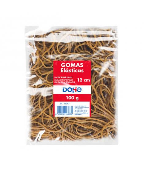 Dohe Gomas de Latex - Longitud 12cm - Gran Resistencia y Elasticidad - Bolsa de 100gr