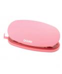 Dohe Soft Touch Taladro de Sobremesa - Taladra hasta 16 Hojas - Diseño Ergonomico - Color Rosa Pastel