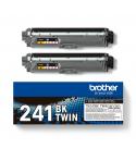 Brother TN241 Negro Pack de 2 Cartuchos de Toner Originales - TN241BKTWIN