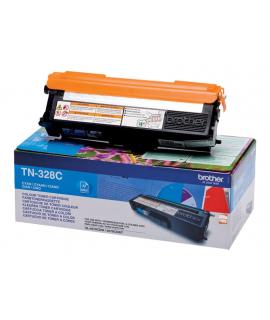 Brother TN328 Cyan Cartucho de Toner Original - TN328C