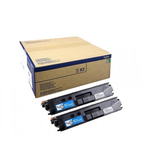 Brother TN329 Cyan Pack de 2 Cartuchos de Toner Originales - TN329CTWIN