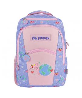 Dohe Mochila Grande Pink Panther - Fabricada en Poliester Resistente - Compartimento Principal con Bolsillo Acolchado - Bolsillo