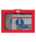 Dohe Pack Mochila, Carpeta y Portatodo Nasa grey - Maletin Regalo 365x515x105mm - Carpeta A4 Recambio, Mochila 3 Compartimentos 