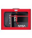 Dohe Pack Mochila, Carpeta y Portatodo Nasa Black - Maletin Regalo 365x515x105mm - Carpeta A4 Recambio - Mochila 3 Compartimento