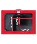 Dohe Pack Mochila, Carpeta y Portatodo Nasa Black - Maletin Regalo 365x515x105mm - Carpeta A4 Recambio - Mochila 3 Compartimento