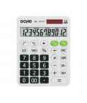 Dohe Calculadora Electronica de 12 Digitos - Pantalla Reclinada - Alimentacion Solar y a Pilar - Apagado Automatico - Teclas de 