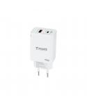 Tooq Cargador de Pared GaN USB-CPD + USB-AQC 45W - Color Blanco