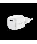 Trust Cargador USB-C 20W Ultrarreducido - Potente Salida de 20W - Compatible con Carga PD y PPS - Protecciones Contra Sobrecarga