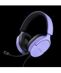 Trust GXT489 Fayzo Auriculares Gaming - Iluminación RGB - Diadema Ajustable - Controles de Facil Acceso - Color Morado