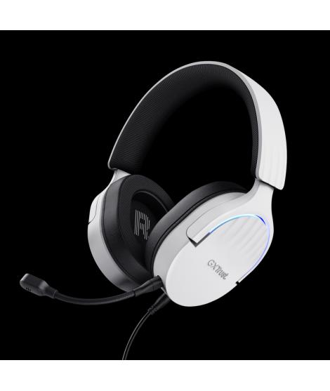 Trust GXT490 Fayzo Auriculares Gaming - USB 7.1 - Color Blanco