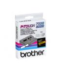 Brother TX611 Cinta Laminada Original de Etiquetas - Texto Negro sobre Fondo Amarillo - Ancho 6mm x 15 metros