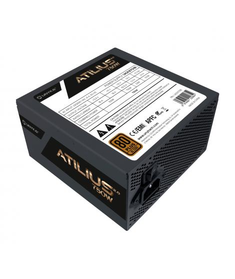 Unykach Atilius 2.0 Black 750W 80 Plus Bronze Fuente de Alimentacion 750W ATX 2.3 - APFC - Ventilador 120mm