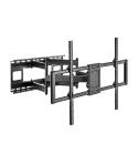 Aisens Soporte PRO Giratorio - Inclinable y Nivelable para Monitor/TV 120kg de 60-120 - Color Negro