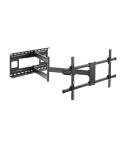 Aisens Soporte PRO Giratorio - Inclinable y Nivelable para Monitor/TV 50kg de 43-80 - Color Negro