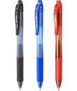 Pentel EnerGel X Pack de 3 Boligrafos de Bola Retractiles Tinta Gel - Punta 0.7mm - Trazo 0.35mm - Recargable - Grip de Agarre -