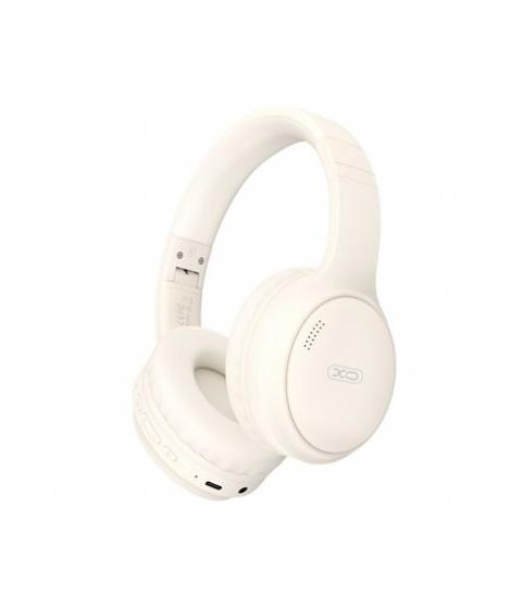 XO Auriculares Bluetooth 5.3 ANC - Altavoz 40mm - Bateria 1000Mah - hasta 115 Horas de Musica - Reduccion de Ruido - Color Blanc