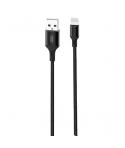 XO Cable NB143 Cordon USB - Lightning - 2.4A - 1m - Color Negro