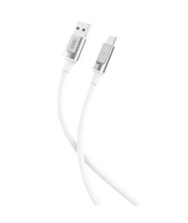 XO Cable NB251 Carga Rapida USB - Tipo C - 6A - 1m - Color Blanco